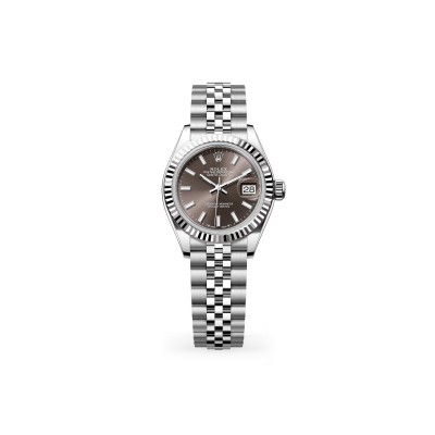 ROLEX LADY-DATEJUST OYSTER, 28 MM,OYSTERSTEEL AND WHITE 279174